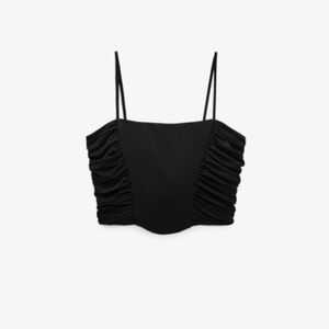 Zara Bustier Crop Top